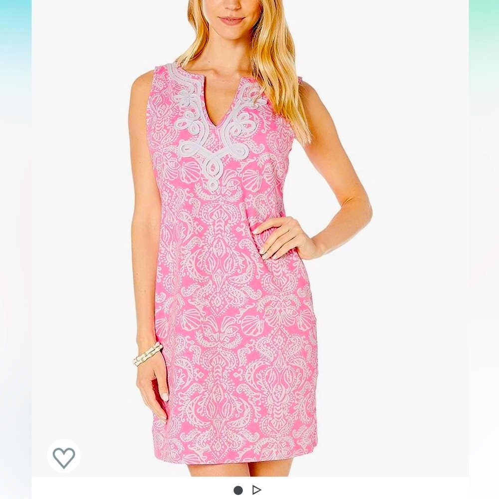 Lilly Pulitzer Pink and White Mini Dress
